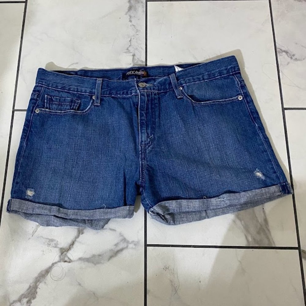Levi Strauss & Co. High Waisted Jean Shorts.
